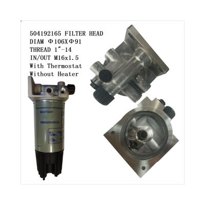 رأس فلتر الوقود MD5790PRV10RCR01 504192165 لشركة IVECOTRUCK AD/AT/AS Stralis AD/AT Trakker Eurocargo 5
