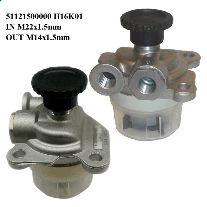51121500000 51121500001 51121500002 61121500001 مضخة وقود MAN IN M22x1.5 OUT M14 x 1.5
